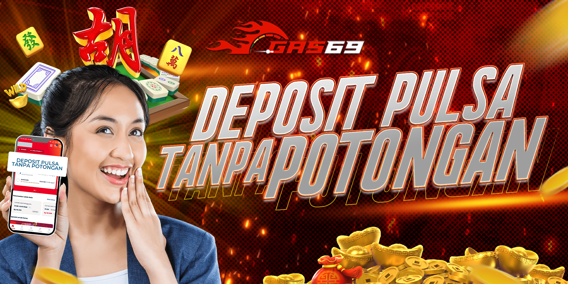 Deposit Via Pulsa Tanpa Potongan